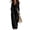 Black, variant on JoveMarine Jumpsuits for Women Casual V Neck Long Sleeve - with Pockets Everyday One Piece, Womens Jumpsuits Relaxed Fit Jumpsuit, Casual Jumpsuits for Women for Daily,Black L