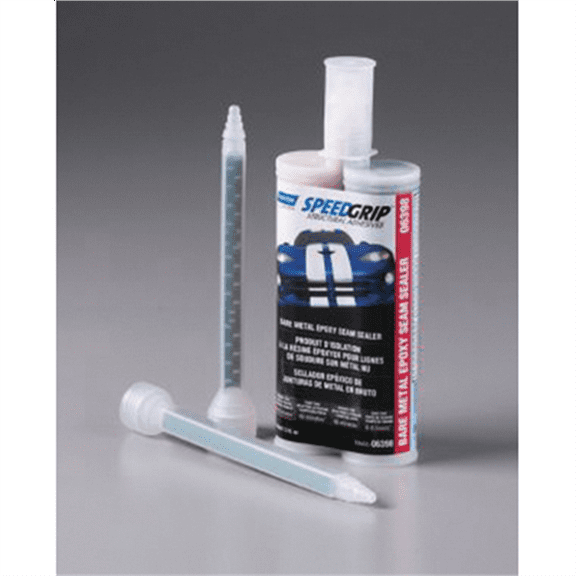 Norton Speed Grip 06398 2-Part Seam Sealer, 220 mL Cartridge, Gray, Paste, 6 to 8 hr Curing