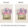 thumbnail image 5 of Vintage Flower Blooms House Flag Double Sided 28x40 Inch Watercolor Floral Garden Flags Flowers Decor Yard Flag Floral Seasonal Outdoor Decor Decorative Spring Large Flag Watercolor Flower (Blooms), 5 of 5