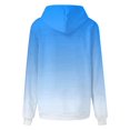 thumbnail image 5 of HAPIMO Gradient Sweatshirt for Women Pocket Drawstring Pullover Tops Solid Color Long Sleeve Relaxed Fit Womens Hoodie Sweatshirt Teen Girls Clothes Blue, 5 of 6