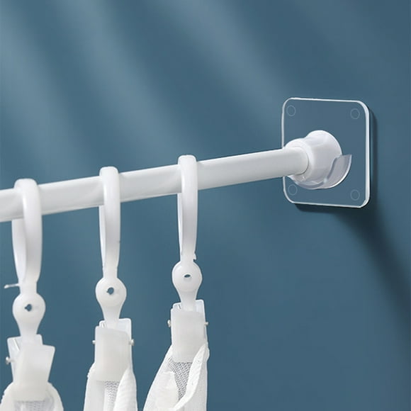 Adhesive Shower Curtain Rod Holder