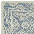 thumbnail image 4 of SAFAVIEH Bella Doriane Medallion Geometric Wool Area Rug, Blue/Ivory, 2'6" x 4', 4 of 5