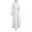 White, variant on ZANZEA Women Muslim Long Abaya Lace Patchwork Elastic Cuff Maxi Dress
