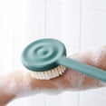 thumbnail image 6 of Shower Body Brush With Bristles Scrubber Bath With Curved Long Handle For Skin Exfoliating Wet Dry Massage For Deep Cleaning Foot Reach Hygiene Tool, 6 of 9