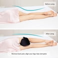 thumbnail image 5 of Cojín de espuma viscoelástica para las rodillas - Almohada ortopédica duradera de espuma viscoelástica - Alivio del dolor del nervio ciático, la espalda y las articulaciones - Apoyo durante el embarazo JM MX-0136051FYD, 5 of 5