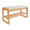 thumbnail image 3 of Shoe Storage Bench with Cushion, Shoe Storage Bench for Entryway 31.5*13.38*16.53 in, 3 of 14