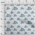thumbnail image 2 of oneOone Tissu Popeline de Coton Bleu Sarcelle Tissu pour Robe Tissu Imprimé au Mètre 42 Pouces de Large, 2 of 5