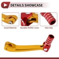 thumbnail image 3 of Folding Motorcycle Gear Shifter Lever for Honda CRF150F 2003-2017 Pedal Shift Lever Arm Gold Tone Red Silver Tone, 3 of 6