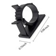 thumbnail image 2 of Clips de sujeción para cables ajustables, Clips para cables adhesivos de 3m, abrazaderas de alambre de nailon para coche, hogar y oficina, negro, paquete de 60, 2 of 5