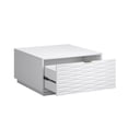 thumbnail image 2 of Pemberly Row Contemporary Engineered Wood Coffee Table in White, 2 of 14
