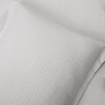 thumbnail image 5 of Lush Decor Haniya Solid Waffle Woven Cotton Textured Comforter White 3Pc Set Full/Queen, 5 of 11