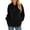 Black, variant on BadPiggies Womens Fuzzy Fleece Sweatshirt Casual Loose Sherpa Pullover Oversized Hoodie with Pockets (L, Gray)