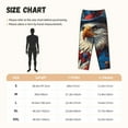 thumbnail image 3 of Kdxio Women's Comfy Stretch Surreal Bald Eagle Gentleman Print Drawstring Pajama Pants-XX-Large, 3 of 5
