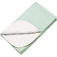 thumbnail image 2 of Alèse Réutilisable pour Lit - Lavable et Séchable à la Machine, Imperméable, Ultra-Absorbante, Alèse Homologuée Soins Personnels et Hôpital (23x35 Vert), 2 of 4