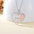 thumbnail image 3 of ONEFINITY Dragon Necklace Silver Rose Golden Heart Pendant Jewelry Gifts for Woman, 3 of 6