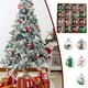 thumbnail image 2 of Juego de 16 colgantes navideños con forma de bola de Navidad 2025, 2 of 7