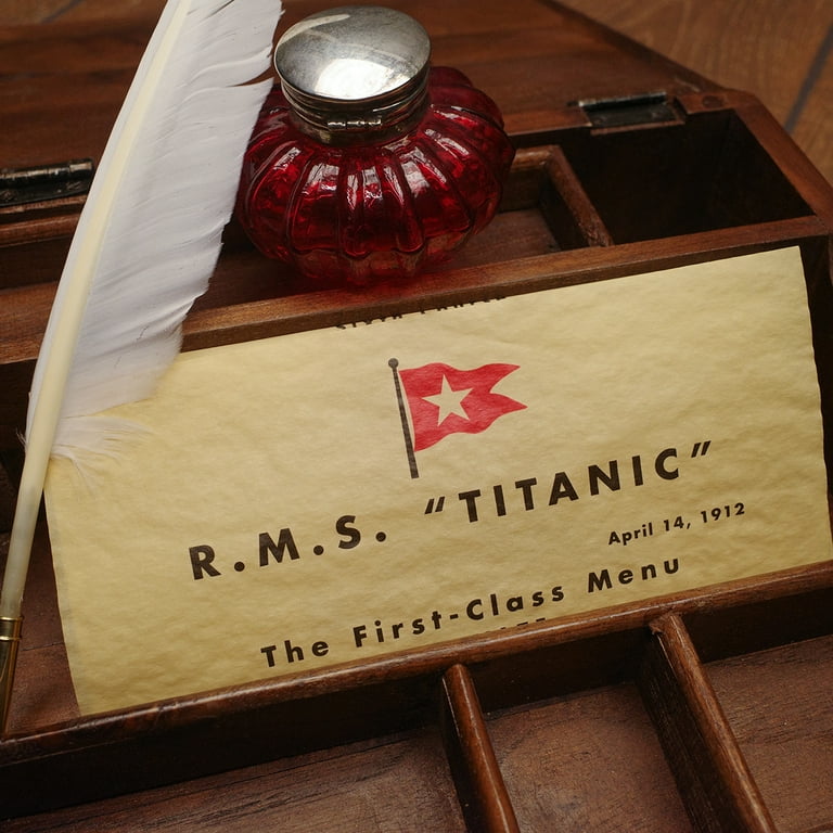 RMS Titanic White Star Line Dining Room Dinner Menu Nautical Decor Gift Wall Art RMS Titanic White Star Line Dining Room Dinner Menu Nautical Decor Gift Wall Art