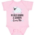 thumbnail image 3 of Inktastic My Great Grandpa and Grandma Love Me Boy Lamb Boys or Girls Baby Bodysuit, 3 of 5