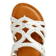 Wonder Nation Rhinestone Strap Sandals (Toddler Girls)