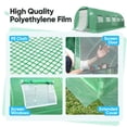 thumbnail image 5 of Quictent 25x10x6.6 FT Portable Large Walk-in Greenhouse 2 Doors 7 Crossbars, Large Walk-in Greenhouse Heavy Duty Gardening Plant Hot House for Outdoor, Green, 5 of 7