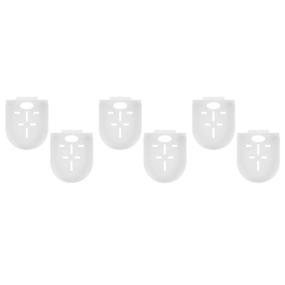 Masteelf 6 pcs  Floating Wall Mount Camera Holder No Drill Adhesive Shelf Camera Bracket For Security Cameras Baby Monitors And Small Electronics