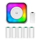 thumbnail image 1 of Mini Impresora Térmica Multifunción Portátil Creador de Pegatinas con Luz RGB Foto Instantánea Impresión Sin Tinta Soporte Conexión BT para Smartphone con 1 Rollo de Papel Térmico 57mm + 5 Rollos de P, 1 of 8