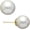 Pure White - 10 MM, variant on Big Pearl Earrings for Women, Oversize 14/12/10mm Classic Round Strong Light Simulated Shell Pearl Earrings 14K Gold Plated Sterling Silver Stud(14 MM)[u2765]