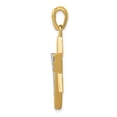 thumbnail image 4 of 14K Two Tone Gold Star of David Pendant Charm, 4 of 4