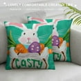 thumbnail image 3 of JEUXUS  Easter Pillow Covers Easter Decorations for Home Bunny Truck Hello Peeps Hip Hop Colorful Pillows Easter Decorative Throw Pillows Spring Easter Farmhouse Decor, 3 of 5