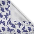 thumbnail image 6 of Ambesonne Butterfly Valance & Curtain, Design of Mariposa Floral, 55"x36", Indigo Ceil Blue, 6 of 7