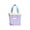 Purple, variant on 7.87"×6.3" Mini Nylon Mesh Beach Tote Bag, Zippered Portable Handbag for Summer Beach & Pool
