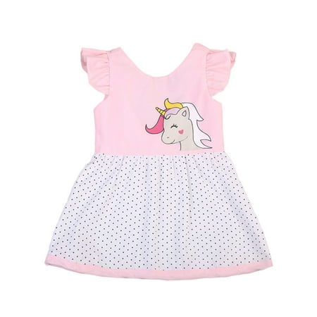 Polka Dot Ruffle Legging - StylesILove Cute Toddler Baby Girl Unicorn Polka Dots Ruffle Sleeve Dress (90/6-9 Months)