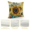 thumbnail image 4 of Nawypu  Summer Hello Sunshine Sunflower Yellow Throw Pillow Cover,Summer Flower Cushion Case for Sofa Couch, 4 of 5
