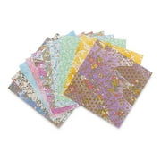 Yasutomo Yuzen Origami Papers - 5-7/8" x 5-7/8", Pastel, 10 Sheets