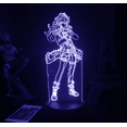 thumbnail image 1 of Cartoon Character Night Light, Illusion Light, 3D Led Night Light, 7 Colors Decorative Lights, Perfect Gift (Diluc), 1 of 1