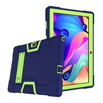 FIEWESEY for Vankyo matrixpad s30 Tablet Case,Hybrid Heavy Duty Three Layer Full-Body Shockproof Rugged Protective Case Cover with Stand for Vankyo MatrixPad S30/HAOVM MediaPad S30(Navy/Green)