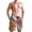 Tropical Exotic Leaves, variant on Dailycode Men's Quick Dry Swim Trunks Beach Shorts Casual Summer Board Shorts with Pockets, Tiger Print