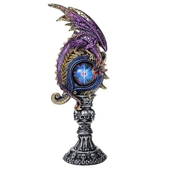 Pacific Giftware Dragon Eye 9.5” Ocular Guardian Cold Cast Resin Figurine