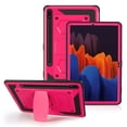 thumbnail image 1 of Mignova Case for Galaxy Tab S7 Plus Tablet,Shock-Resistant Drop-Proof Hybrid Rugged case(Built-in Stand), for Samsung Galaxy Tab S7 Plus (Model:SM-T970/T975)/Samsung Galaxy Tab S7 FE(Pink), 1 of 6