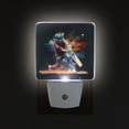 thumbnail image 3 of Baseball Batter Night Light 2 Pack LED Nightlight Plug into Wall Dusk to Dawn Sensor Soft White, 3 of 7