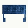 thumbnail image 2 of Boyd Sleep Zoe Blue Upholstered Velvet Headboard, Queen and Full, 2 of 4