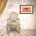 thumbnail image 3 of Retrotrans 24x14 Gold Ornate Wood Framed with Double Matting Museum Art Print Titled - Space Rocket Patrol Car, 3 of 4