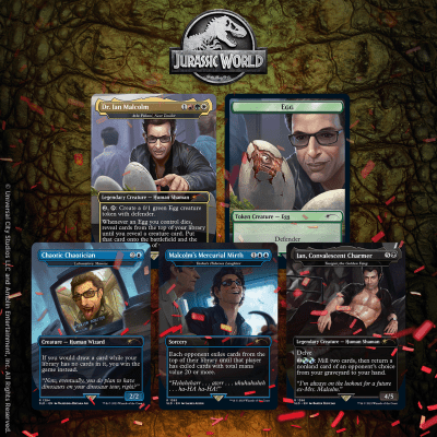 Magic the Gathering Secret Lair x Jurassic World: Dr. Ian