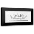 thumbnail image 1 of Murdock, Ramona 14x8 Black Modern Framed Museum Art Print Titled - God is Love, 1 of 5