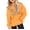 Orange, variant on Kids Girls Preppy Pullover Hoodie with Pockets Cute Letter Graphic Oversized Hooded Sweatshirts Long Sleeve Fall Tops