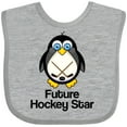thumbnail image 3 of Inktastic Future Hockey Star Penguin Boys or Girls Baby Bib, 3 of 4
