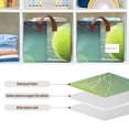 thumbnail image 6 of Ryvnso Tennis Ball Notes Storage Bins Large Basket Foldable Cube Toys Organizer with Handles 2 PCs, 6 of 8