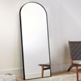 thumbnail image 2 of NeuType Full Length Mirror Floor Arch Black 65"x22", 2 of 8