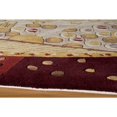 thumbnail image 2 of Momeni New Wave 7'6" X 9'6" Contemporary Hand Tufted Wool Rug in Burgundy, 2 of 4