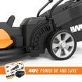 WORX WG750 40V LAWNMOWER WITH INTELLICUT, SINGLELEVER HEIGHT